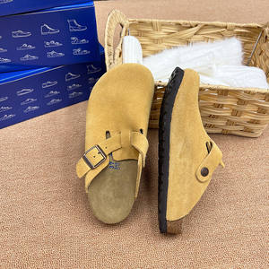 Birkenstocks Mules sportives en cuir suédé pour femmes Chaussures tendance Semelle en liège Sandales plates Sabots Pantoufles Offre Spéciale <span class=keywords><strong>Vente</strong></span> en gros - Product Image 3