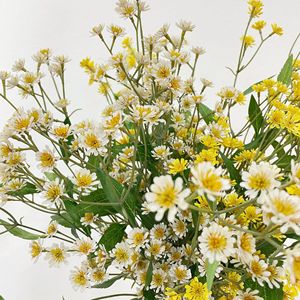 All'ingrosso fiori fatti a mano in seta artificiale a stelo lungo camomilla bianca gialla margherita Wild giorno della mamma matrimoni Thanksgivings - Product Image 2