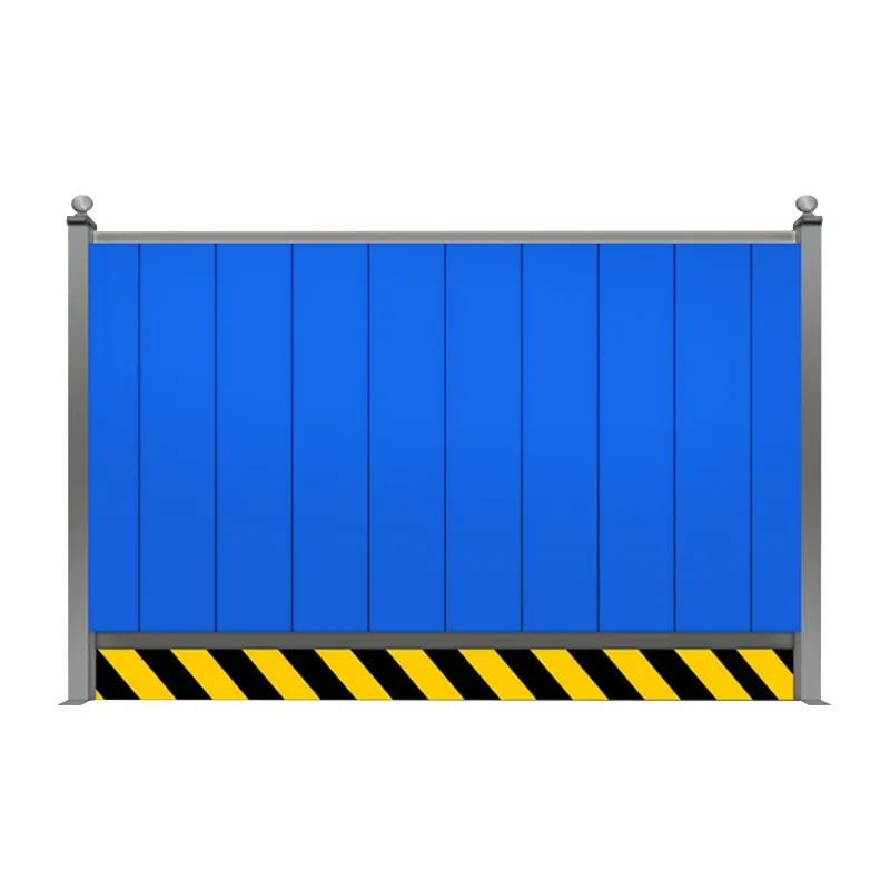 Construction Site Corrugated Hoarding Panels Combine Steel Wall Colorbond Temporary Hoarding Fence For Sale