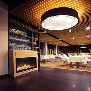 <span class=keywords><strong>Cheminée</strong></span> à éthanol moderne pour intérieur avec télécommande, <span class=keywords><strong>insert</strong></span> en acier inoxydable pour appartement, style design - Product Image 1