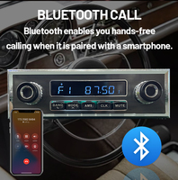 BQCC 1Din autoradio mains libres pour la charge de téléphone vocal Bluetooth AI-lecteur Audio multimédia transmetteur FM USB TF entrée AUX MP3