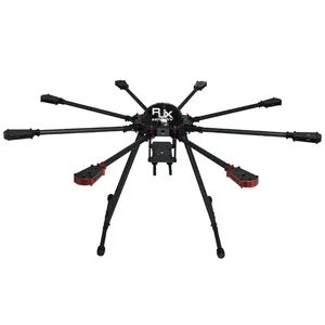 RJX 950 mm 8 eixos de fibra de carbono Multirotor Drone Quadro com Landing Gear