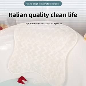 Vente chaude 3D Tricoté Fibre Mesh <span class=keywords><strong>Oreiller</strong></span> De Bain Ventouse Corps Doux pour Hôtels Logo Personnalisable pour <span class=keywords><strong>Amazon</strong></span> Prix Usine - Product Image 3