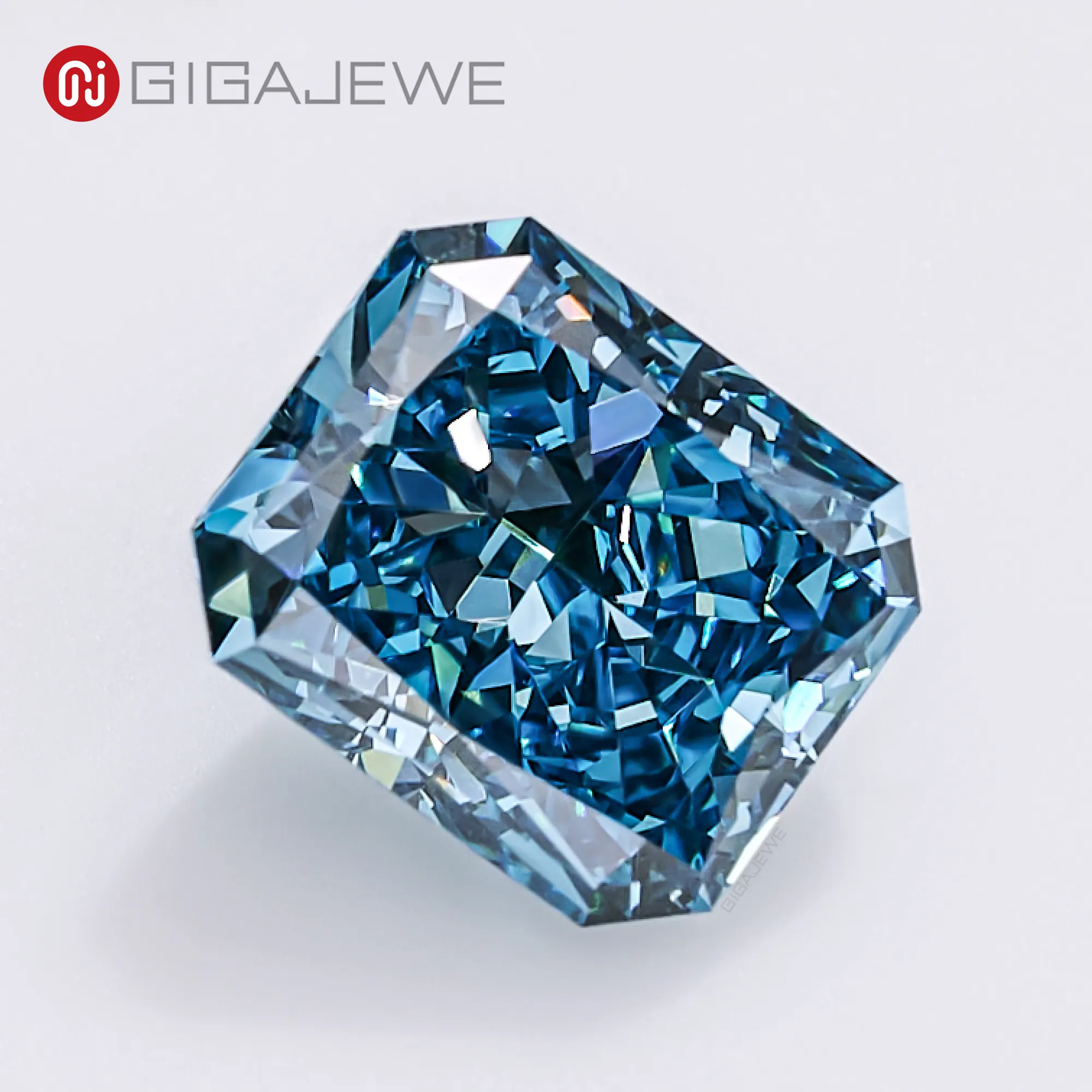 GIGAJEWE Blue Color Round And Fancy Cut CVD Lab Grown Diamond Synthetic Diamonds Wholesale