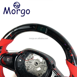 Volant de direction en fibre de carbone personnalisé pour voitures BMW avec LED RPM pour M2 M3 M4 M5 F10 F20 F30 F80 F90 G20 G30 G80 G82 Style Racing - Product Image 2