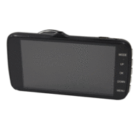 Grabadora de cámara de coche Lente dual Full HD 1080p Dashcam Monitor de espejo retrovisor Visión nocturna Pantalla OLED DVR 170 Gran angular