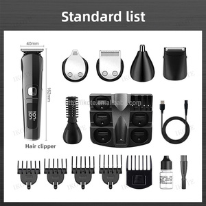 <span class=keywords><strong>Tondeuse</strong></span> à cheveux multifonctionnelle sans fil 6 en 1 la plus vendue pour hommes, <span class=keywords><strong>barbe</strong></span>, nez, sourcils, longue durée de vie de la batterie, <span class=keywords><strong>tondeuse</strong></span> à cheveux étanche - Product Image 5