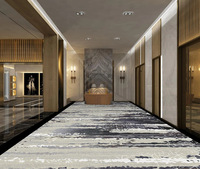 Bas prix meilleure vente tapis de luxe au design moderne tapis imprimé en nylon 3D tapis de passerelle d'hôtel de couloir pour chambre d'hôtel