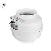 Ventilateurs centrifuges industriels 12 ''315mm Ventilateur d'extraction Silencieux et étanche Extracteur de ventilation en ligne Ventilateur de conduit