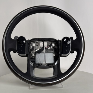 Volant personnalisé Range Rover en fibre de carbone, cuir et bois de pêche, 4 branches, avec écran LED et fonction de chauffage pour l'intérieur Land Rover - Product Image 6