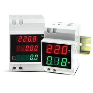 D52-2048 Din D52-2048 Din Rail Ammeter Voltmeter Current Meter Multi-functional Practical Convenient LED Display Energy Meter