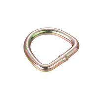 Anneau en D triangulaire forgé en acier de 2 pouces (50 mm) 5000 kg, quincaillerie métallique zinguée, pour sangle à cliquet, personnalisable, emballé