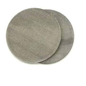 Support Customization Different Techniques Metal SS Stainless Steel Woven Wire Mesh Screen Etching Sintered Filter Disc