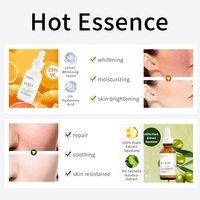 Ensemble de sérums pour le visage à la niacinamide, vitamine C, acide hyaluronique 2% + B5, acide salicylique, peptides de thé vert, liquide éclaircissant pour tous les types de peau