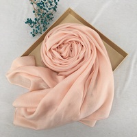 Meilleure Vente Écharpe Châle en Coton Modal Léger Respirant de Haute Qualité, Personnalisation Couleur/Taille pour Grandes Marques, Hijab Tissé en Bambou Modal