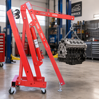 Palans de levage pliables certifiés CE de 2 tonnes pour atelier |   Chariot élévateur hydraulique à 6 roues pour la réparation automobile en garage |   Prix d'usine