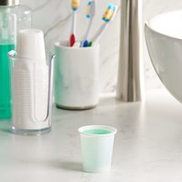 Gobelet à eau jetable en plastique transparent PP avec logo personnalisé