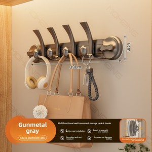 Góc Lớn Gắn Kim Loại Đuôi Móc Súng Cốc Hút Thiết Kế Hiện Đại Cho Treo Quần Áo Đồ Dùng Có Thể Điều Chỉnh Có Thể Gập Lại Không Thấm Nước - Product Image 3