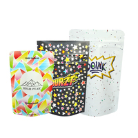3.5 refermable 1 gramme 4g impression personnalisée refermable anti-odeur emballage debout 3.5g/7g/1oz/1lb sac mylar avec fermeture éclair