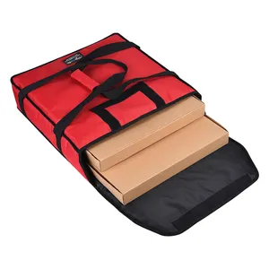 उच्च गुणवत्ता वाले थर्मल पिज्जा वार्मर बैग इंसुलेटेड पिज्जा डिलीवरी बैग पिज्जा बॉक्स