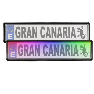 EU Kích thước 520*110 mét điều khiển từ xa đầy màu sắc tấm giấy phép khung rực rỡ đầy màu sắc tấm giấy phép khung Nano tấm giấy phép - Product Image 6