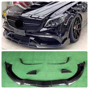 Lèvre avant en carbone style <span class=keywords><strong>B</strong></span> W218 CLS, pare-chocs avant et prise d'air pour <span class=keywords><strong>Mercedes</strong></span> Benz C218 CLS Class CLS63 2016-2018 - Product Image 2