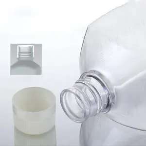 Transparent PETG Cell Culture Serum Medium Reagent Square Bottle 30ml 60ml 125ml 250ml 500ml 1000ml