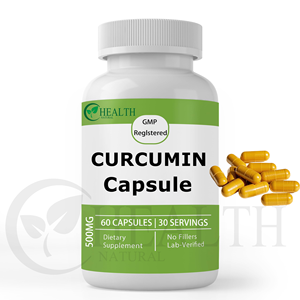 Yhemth من مسحوق الكركم العضوي HPLC Curcumin مكمل خلاصة جذور الفيتامينات النشطة في عبوة زجاجة أو أسطوانة - Product Image 4