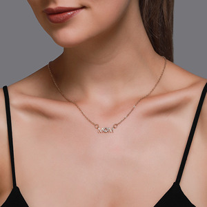20 piezas Chic MOM MAMA colgante collar color dorado y plateado-perfecto día de la madre y regalos de cumpleaños, uso diario - Product Image 6