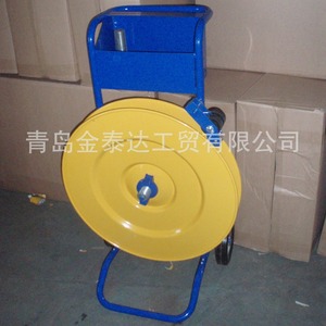 Hand <b>Tool</b> Cart Plastic Steel Manual Strapping <b>Trolley</b> 200 400mm Industrial Yellow Durable - Product Image 5