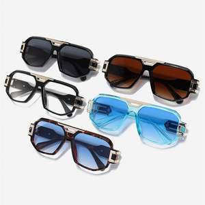 Gafas de Sol de Conducción Cuadradas Negras Retro de Moda 2025 con Logotipo Personalizado, Gafas de Sol con Protección UV400 y Montura Grande para Hombre - Product Image 5