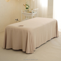 Ensemble de couvre-draps pour table de massage en microfibre douce Table de massage pour spa Drap plat ajusté élastique