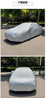 Housse de voiture en coton épais anti-grêle, coupe-vent, isolante thermique et pare-soleil, fabrication chinoise, vente en gros transfrontalière, couverture intégrale