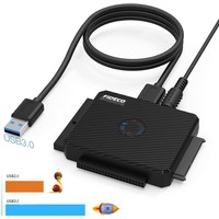 FIDECO ABS 5Gbps USB3.0 a SATA IDE convertidor 2,5 3,5 pulgadas HDD SSD adaptador de disco duro