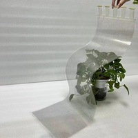 Écran LED transparent ultra-fin P4 à prix d'usine, auto-adhésif, pour la publicité sur les vitres et les murs