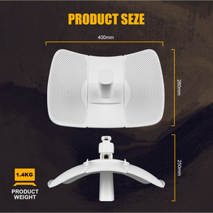 무선 중계기 잠금 해제 WiFi 5G PoE 전원 공급 장치 무선 네트워크 라우터 실외 포물선 15km 포인트 투 포인트 무선 브리지