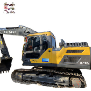 Excavadora de cadenas VOLVO EC210 de segunda mano, de uso pesado, con componentes principales coreanos, motor, bomba y sistema hidráulico completo, 1 año de garantía. - Product Image 1