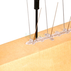 Haierc Pointes Offre Spéciale <span class=keywords><strong>anti</strong></span>-oiseau SUS304 Pointes Base en plastique Pointes de contrôle des pigeons Pointes <span class=keywords><strong>anti</strong></span>-oiseaux - Product Image 5