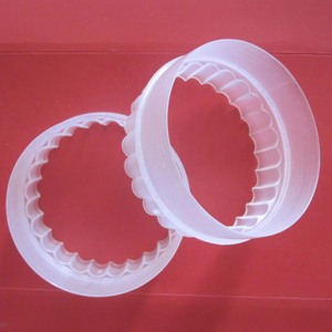 Dumpling Wrapper Mold Set Plastic Kitchen Tool For Making Dumplings With Scallop Edge Design 104-5 - Product Image 2