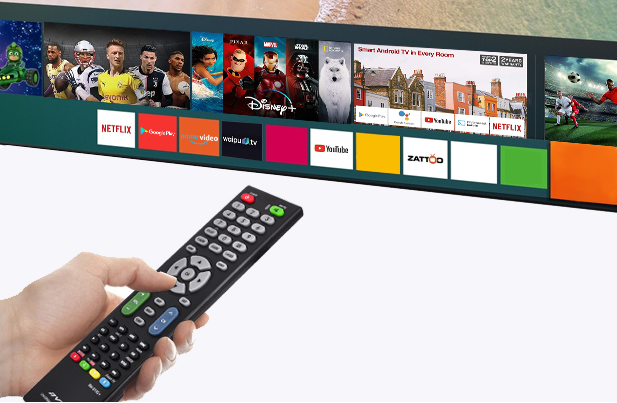 NVTC RM-014S+ Smart LCD LED TV Universal Remote Control for All TV