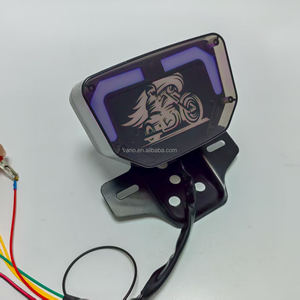 WANOU CG125 CD70 <span class=keywords><strong>CT</strong></span> PH TMX GN Clignotants de moto CG125 Clignotants de moto Indicateur lumineux RGB Smoke Light - Product Image 3