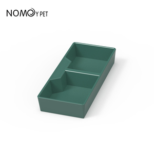 Nuevo cuenco <span class=keywords><strong>de</strong></span> agua y comida <span class=keywords><strong>de</strong></span> plástico Rectangular verde, alimentador <span class=keywords><strong>de</strong></span> reptiles <span class=keywords><strong>de</strong></span> doble plato - Product Image 6