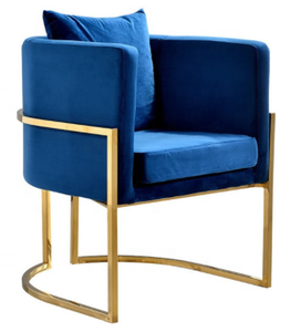 Fábrica de muebles modernos tapizado de tela de terciopelo de ocio salón acento Hotel sillón sofá silla <span class=keywords><strong>para</strong></span> la habitación - Product Image 5