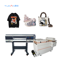 Imprimante Dtf haute vitesse XP600 I1600 60cm avec cinq têtes I3200 secoueur de poudre et sécheur imprimante commerciale Dtf Machine d'impression