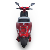 Moto électrique style cyclomoteur en aluminium, moteur sans balais, 6 vitesses, frein à tambour, économique, pour la ville, moteur roue arrière, batterie au plomb électronique