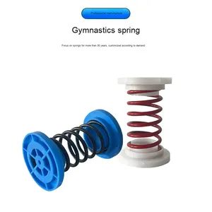 Ressort hélicoïdal industriel pour sol de gymnastique, en acier inoxydable, 5,3 mm, 115 mm de long, rouge, en stock, ressort PB, capacité de charge de 90 lb - Product Image 3