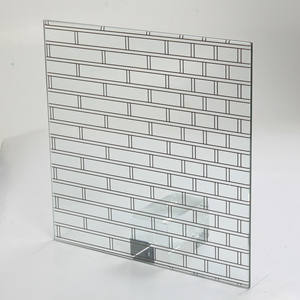 กระจกสีพิมพ์ลายผ้าไหมหรูหราน้ำหนัก<span class=keywords><strong>เบา</strong></span>ได้รับการรับรอง CE สำหรับพาร์ทิชันตกแต่งบ้านโรงแรมกระจกนิรภัย/รอยขีดข่วน - Product Image 1