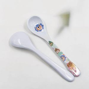 Nuevas cucharas de melamina, cucharas de dibujos animados antideslizantes, cucharas de sopa infantiles lindas y creativas, vajilla, artículos de uso diario al por mayor. - Product Image 5