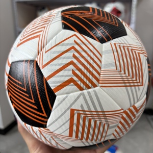 Custom High Quality Professional Size 5 Football Soccer Balls Official <b>Match</b> Pu Leather Thermal Bonded Futbol - Product Image 3