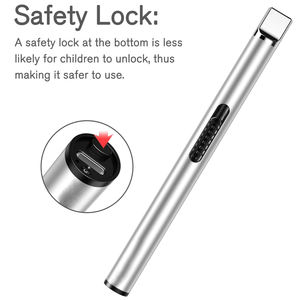 Briquet électrique rechargeable à jet torche USB nouveau design classique coupe-vent <span class=keywords><strong>bougie</strong></span> BBQ pour l'usage de la cigarette - Product Image 2